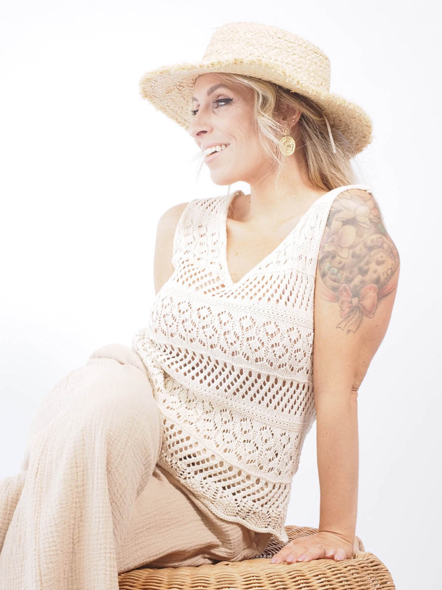TOP EM CROCHET