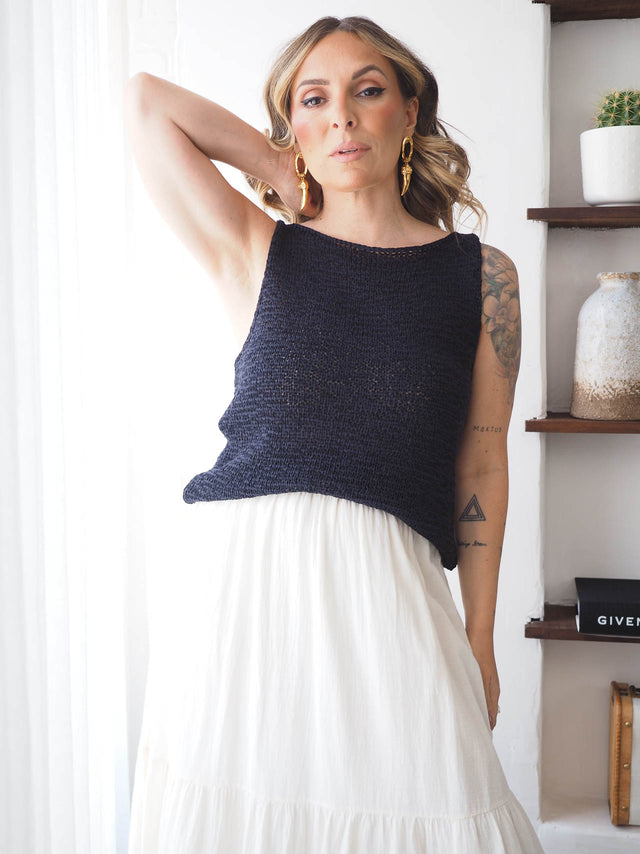 Crochet Knit Top