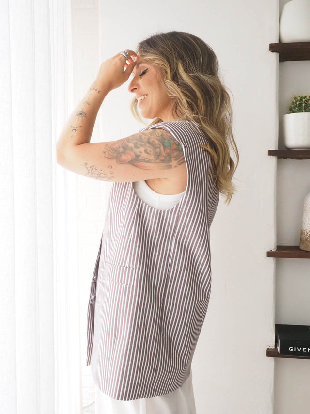 Colete Riscas Oversized