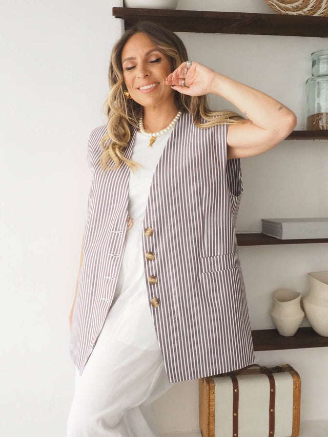 Colete Riscas Oversized