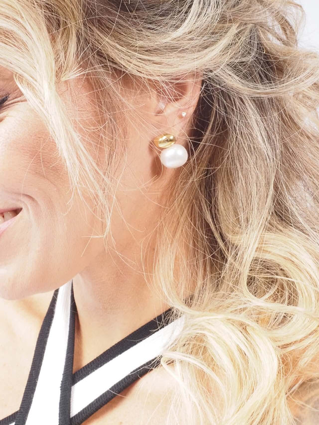 BRINCOS COM PÉROLAS