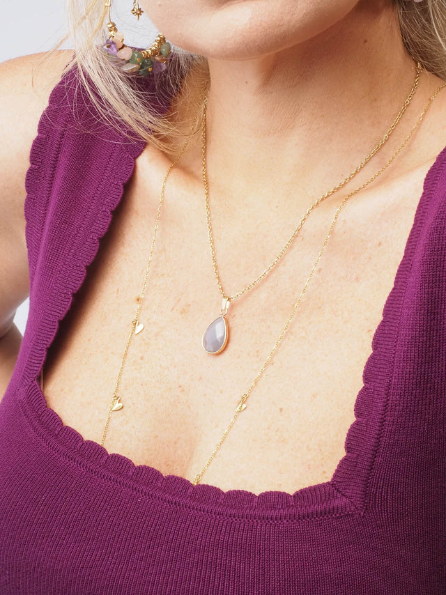 NECKLACE WITH NATURAL STONE