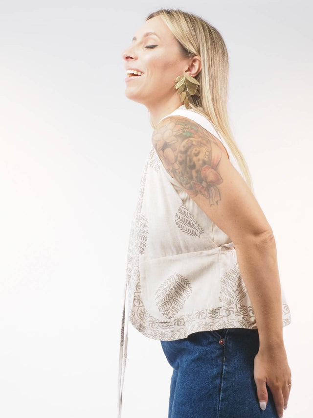 STAMPED VEST