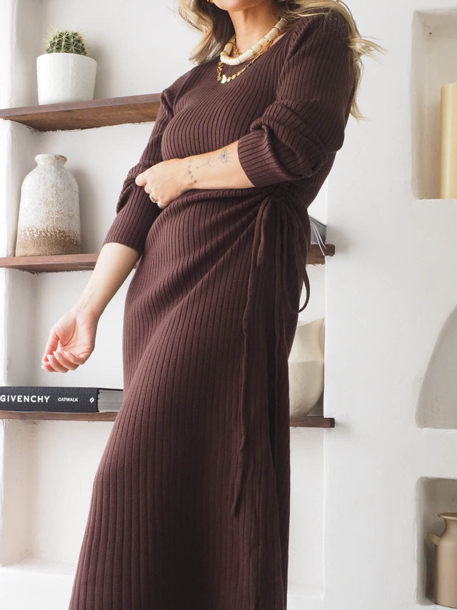 Vestido de Malha Comprido