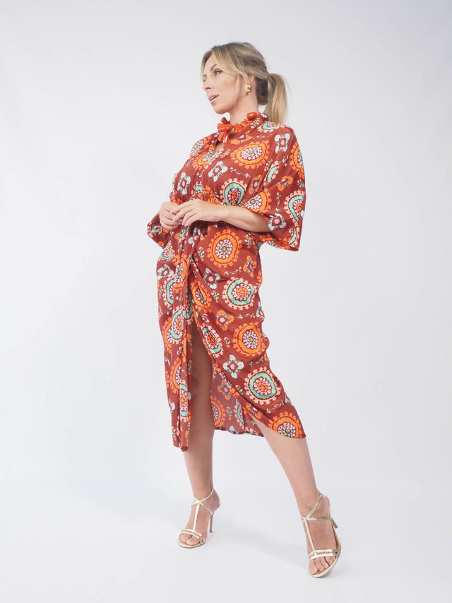 ROBE MIDI IMPRIMÉE