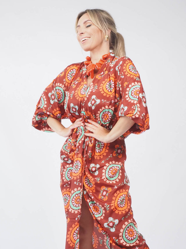 ROBE MIDI IMPRIMÉE
