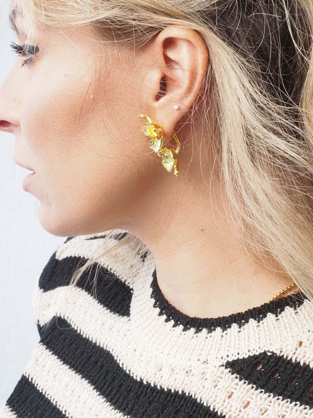 BOUCLES D'OREILLES FLEURS