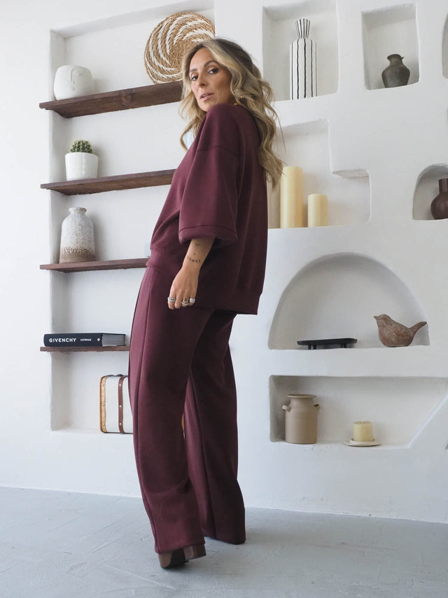 Conjunto Felpa Camisola e Calças