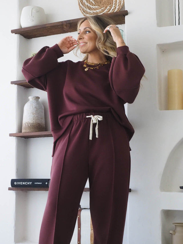Conjunto Felpa Camisola e Calças