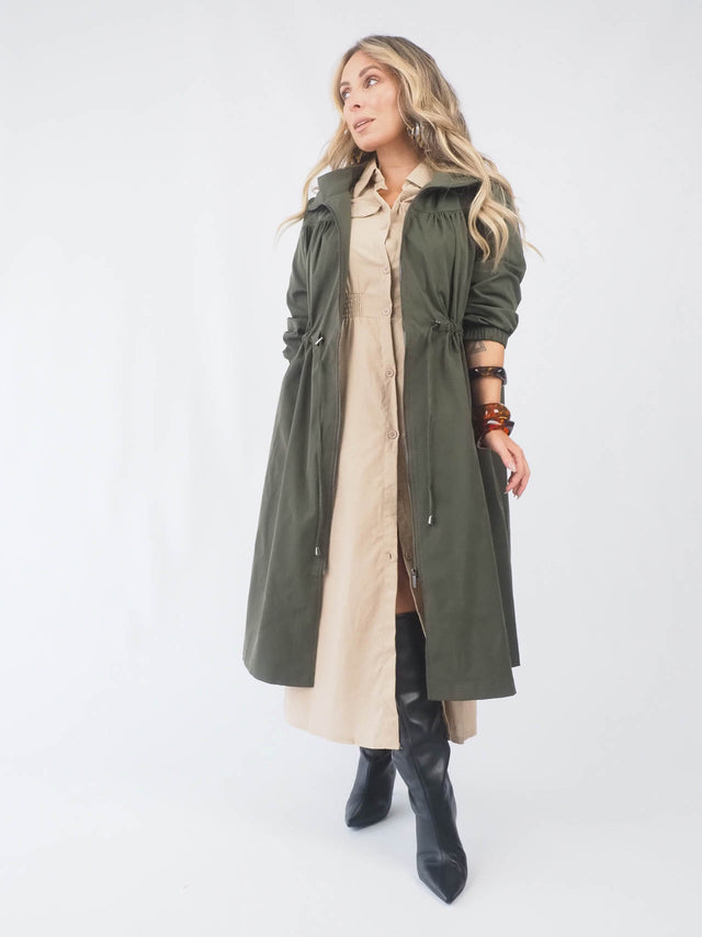 Adjustable Long Parka