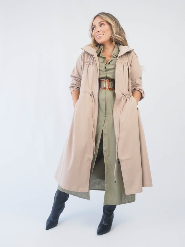Adjustable Long Parka