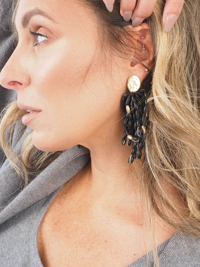 Boucles D'oreilles Avec Pierres