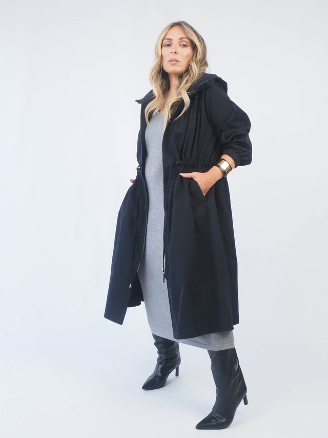 Adjustable Long Parka
