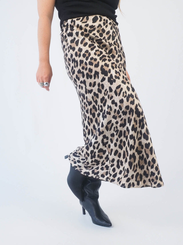 Saia Cetim Animal Print