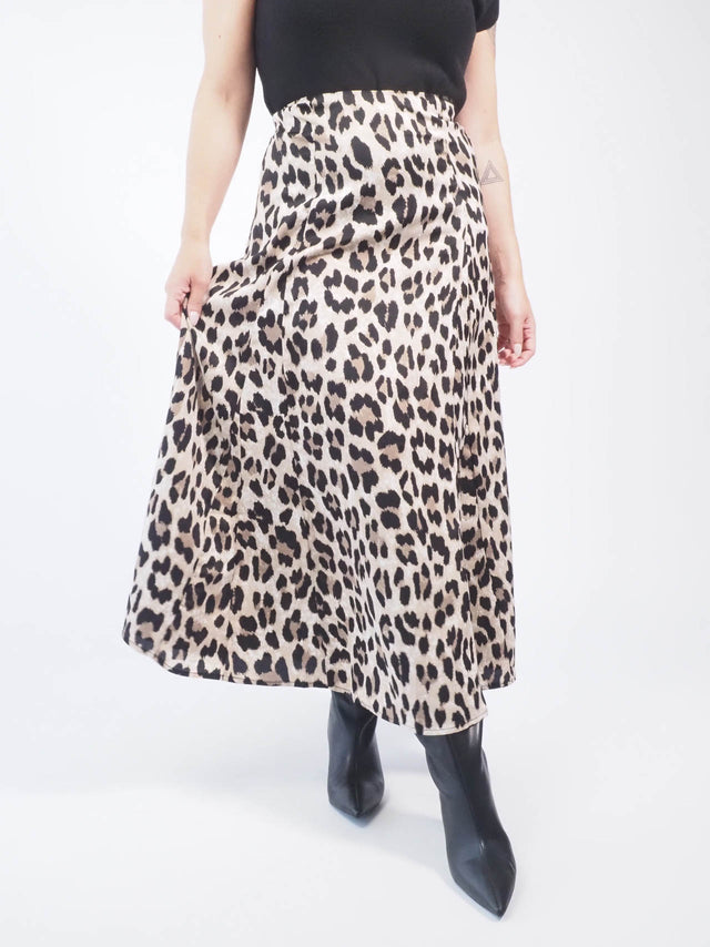 JUPE MIDI IMPRIMÉ ANIMAL