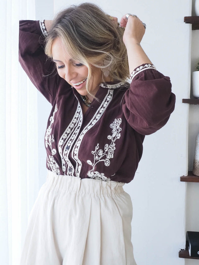 Blusa Com Bordado