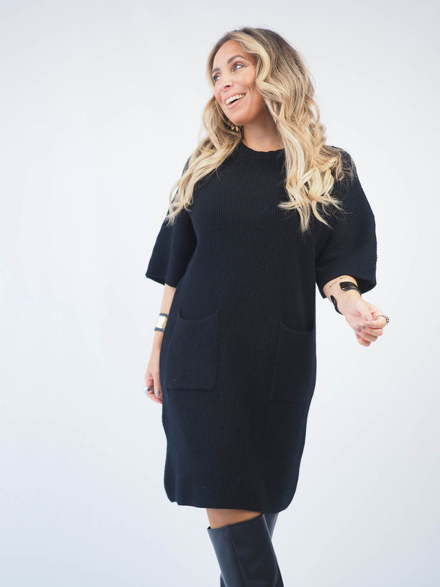 Short Sleeve Knit Dress