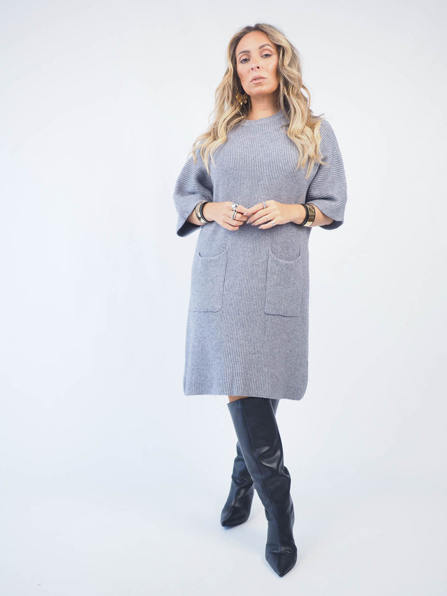 Short Sleeve Knit Dress