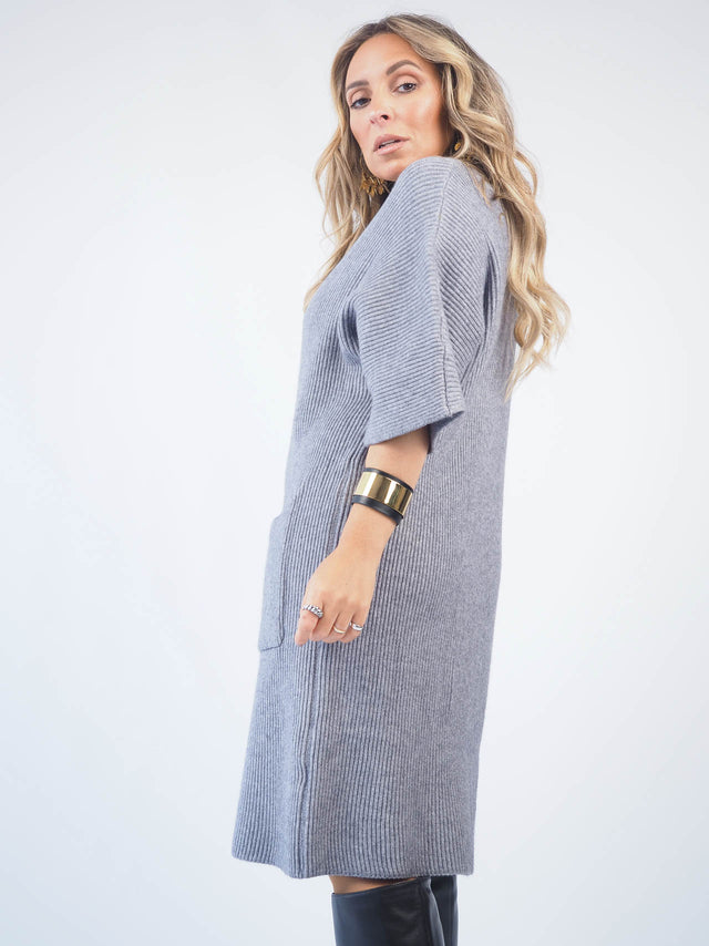 Short Sleeve Knit Dress