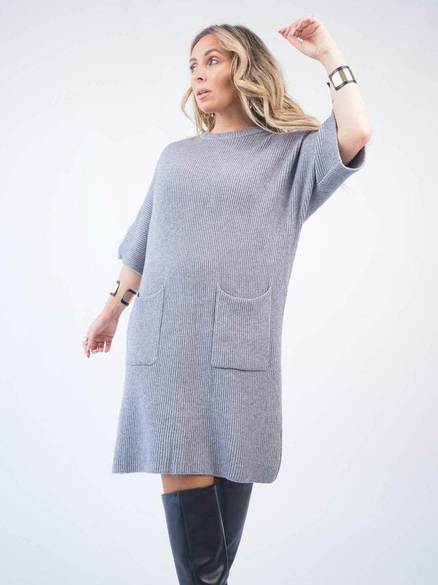 Short Sleeve Knit Dress