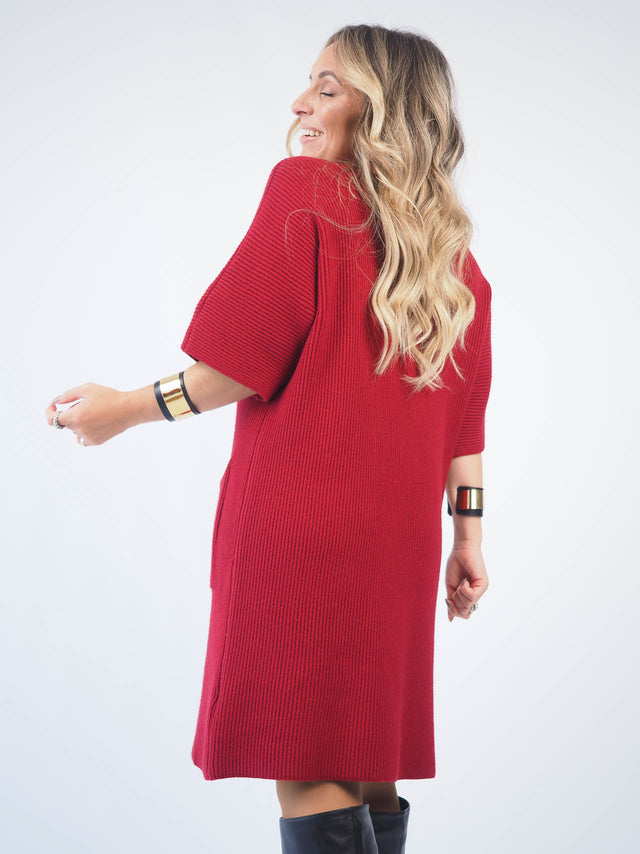 Short Sleeve Knit Dress