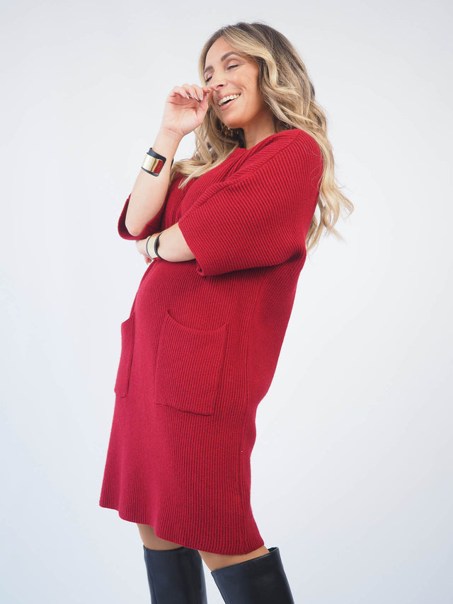 Short Sleeve Knit Dress