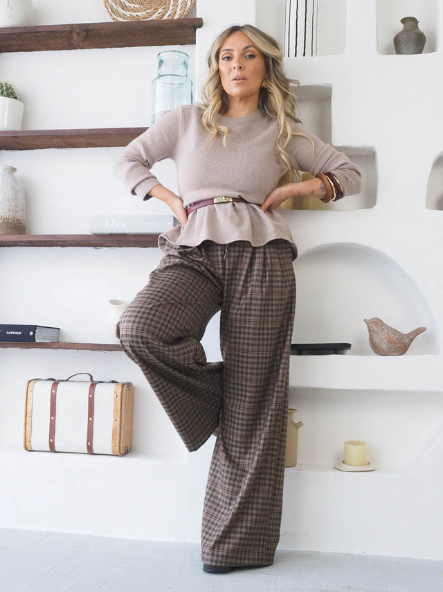 Checkered Pants