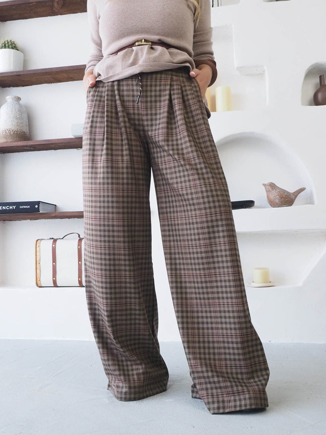 Checkered Pants