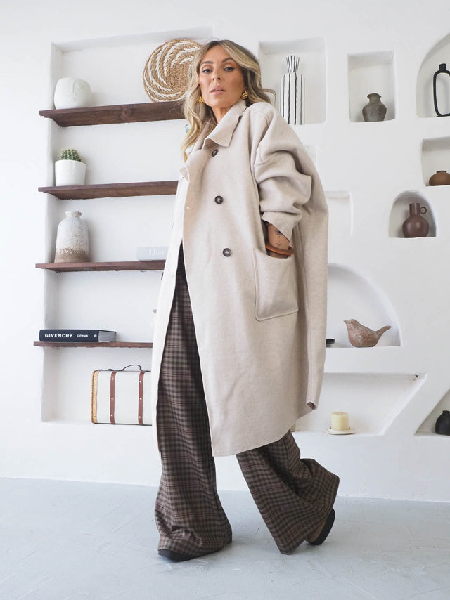 Manteau surdimensionné