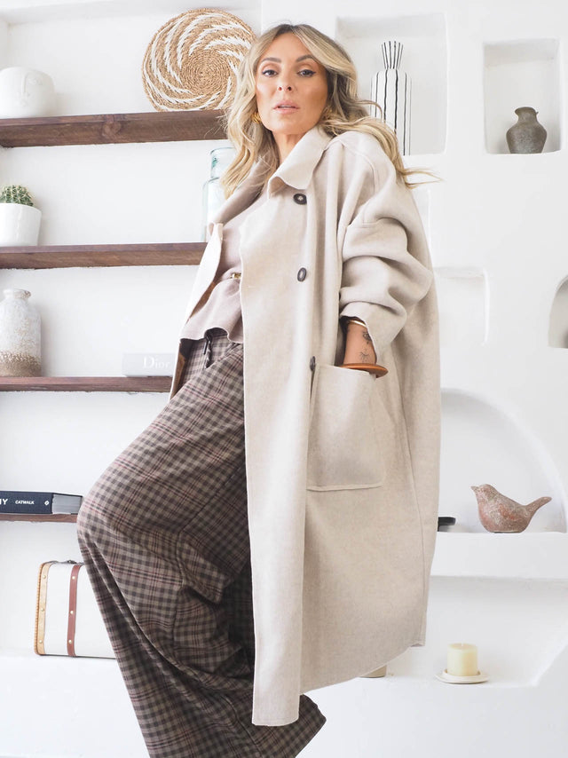 Manteau surdimensionné