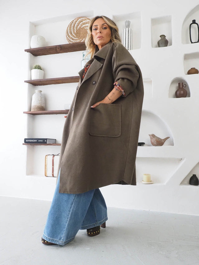 Manteau surdimensionné