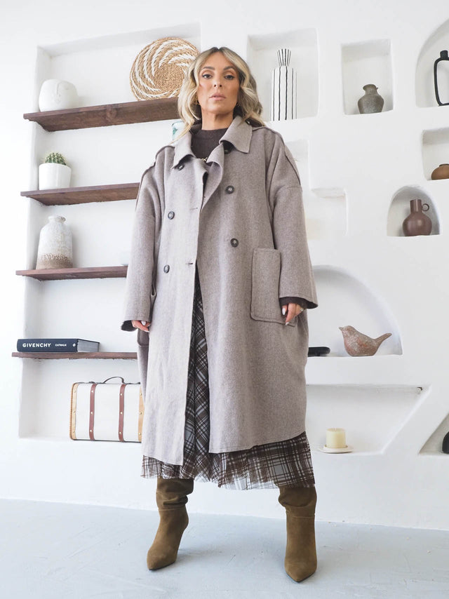 Manteau surdimensionné