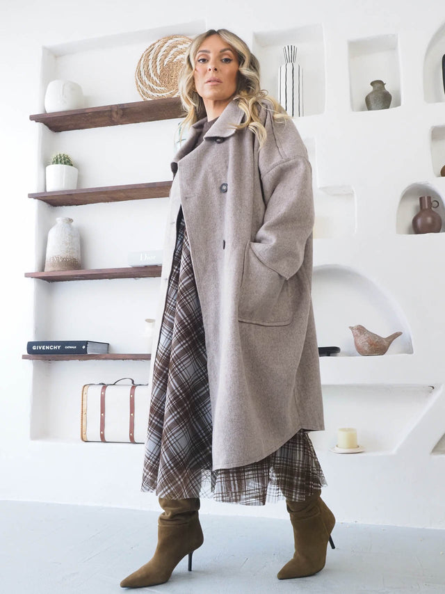 Manteau surdimensionné