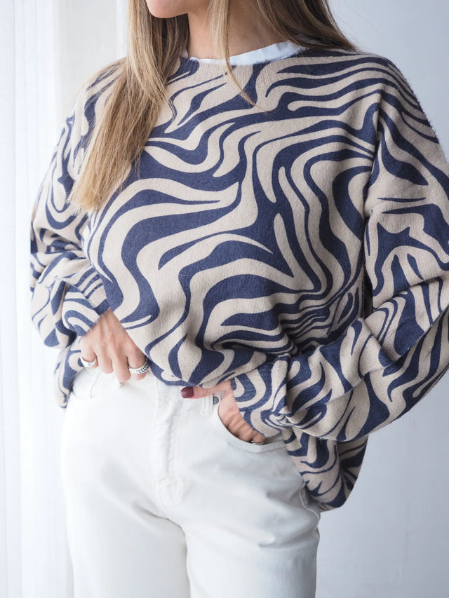 Camisola Malha Estampada