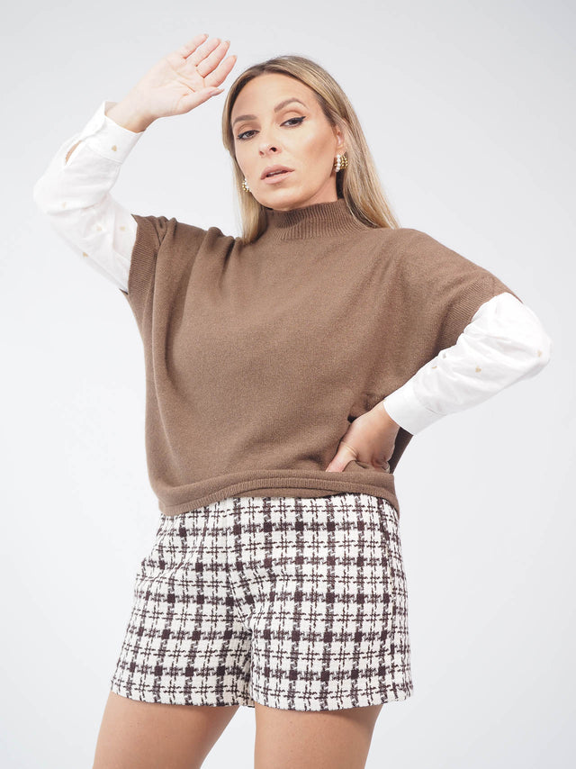 Camisola de Malha Black Peach: A Combinação Perfeita de Estilo e Conforto