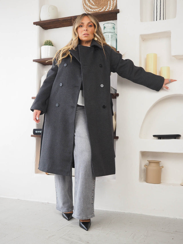 Overcoat with Belt