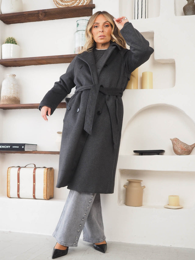 Overcoat with Belt