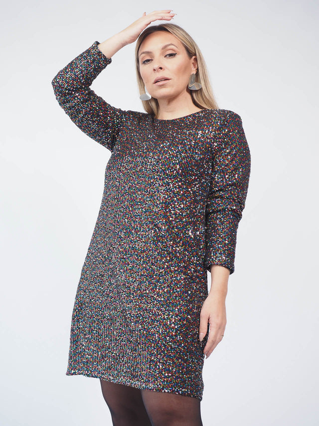 DRESS WITH SEQUINS