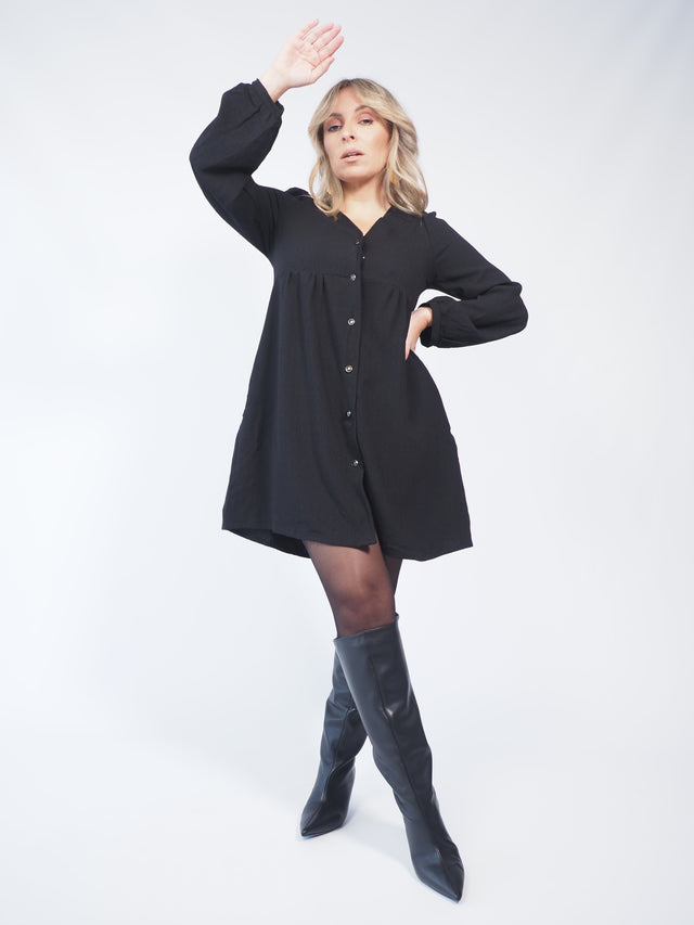 SHORT DRESS WITH BUTTONS