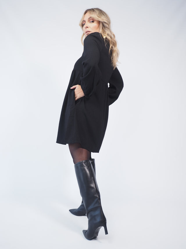 SHORT DRESS WITH BUTTONS