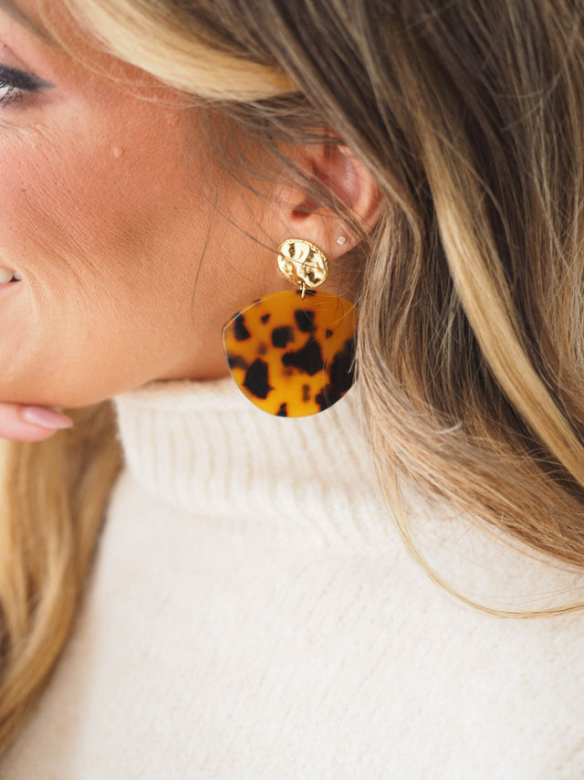 Boucles d'oreilles à motif animal