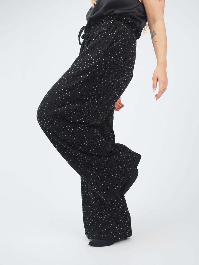 Pantalon brillant