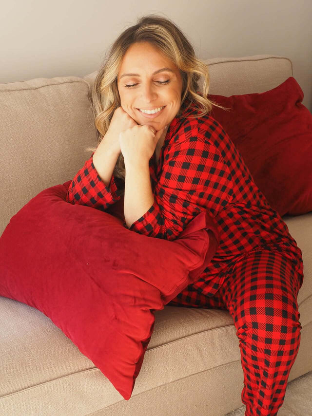 Pijama Botões ao Xadrez
