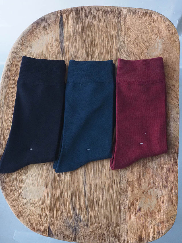3 Pares Meias Algodão