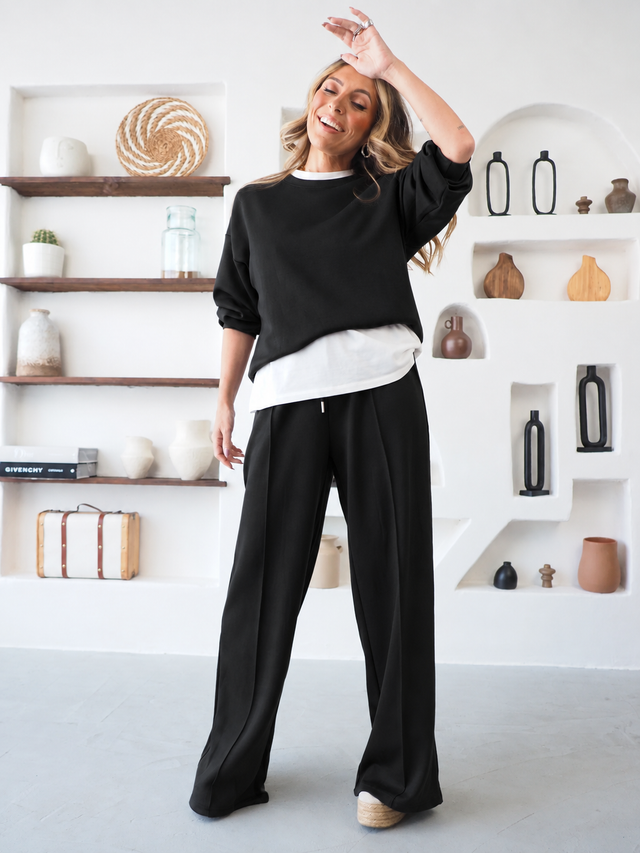 Conjunto de Felpa Básico