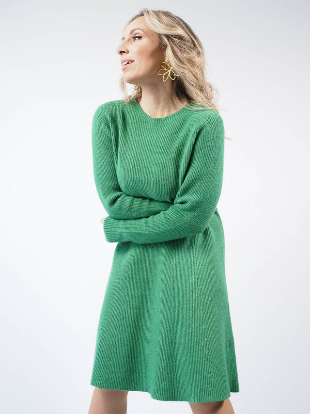 SHORT KNITTED DRESS