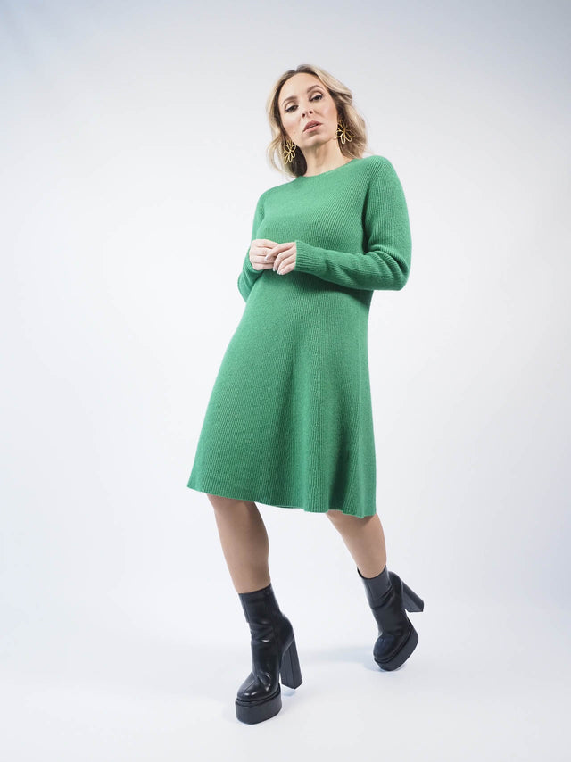 SHORT KNITTED DRESS