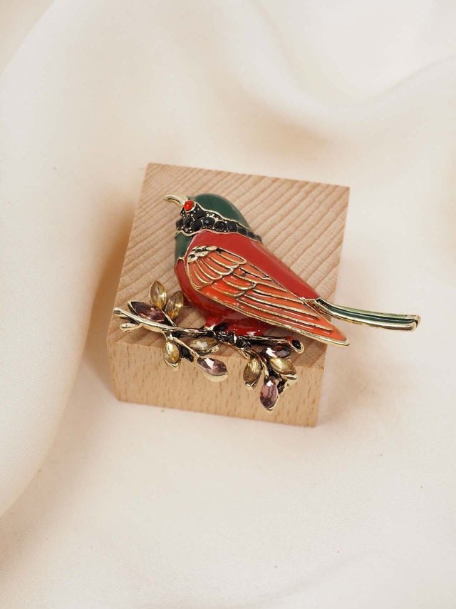 Acessórios: ALFINETE DE PEITO - Black Peach: 12.99 € | Cor / Color: vermelho | Tamanho / Size: TU - Black Peach® - Primavera Verão 2024