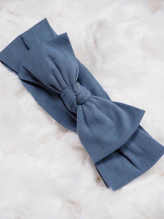 Acessórios: Fita de Cabelo com Laço para Criança | Black Peach Color: preto, azul, crú Size: TU | Outono / Inverno 2022