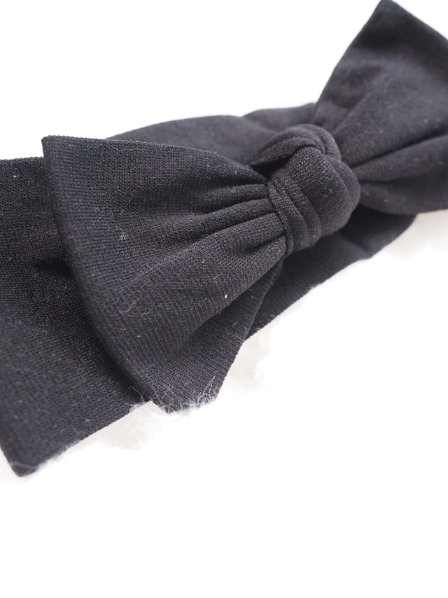 Acessórios: Fita de Cabelo com Laço para Criança | Black Peach Color: preto Size: TU | Outono / Inverno 2022